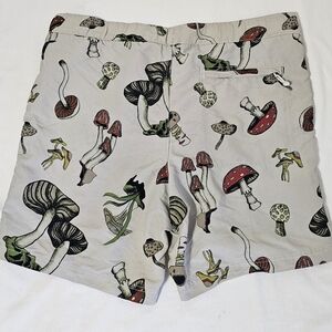 The North Face Mushroom Print Shorts Mens Medium Outdoor Festival Streetwear